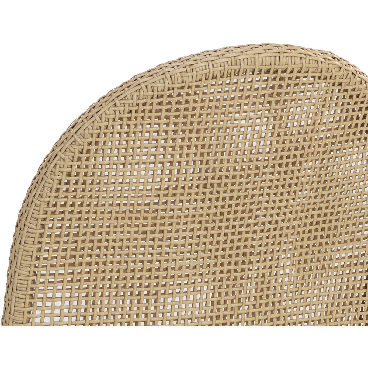 Calandri Greige / Louis Cream Outdoor Dining Chair in Natural / Louis Cream, Set Of 2